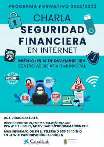 Charla: "Seguridad Financiera en Internet" @ Centro Asociativo Municipal