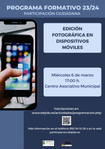 Edición fotográfica en dispositivos móviles @ Centro Asociativo Municipal
