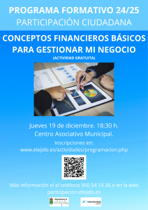 Conceptos financieros básicos para gestionar mi negocio @ Centro Asociativo Municipal | Fuenlabrada | Comunidad de Madrid | España